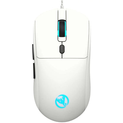 USB Wired Gaming Mouse,Usb Computer Mouse with 4 Adjustable DPI, RGB Backlit LED, Side Buttons, Ergonomic Design Mice for PC, Laptop, Windows, Mac, Vista, Linux, Gamer,White